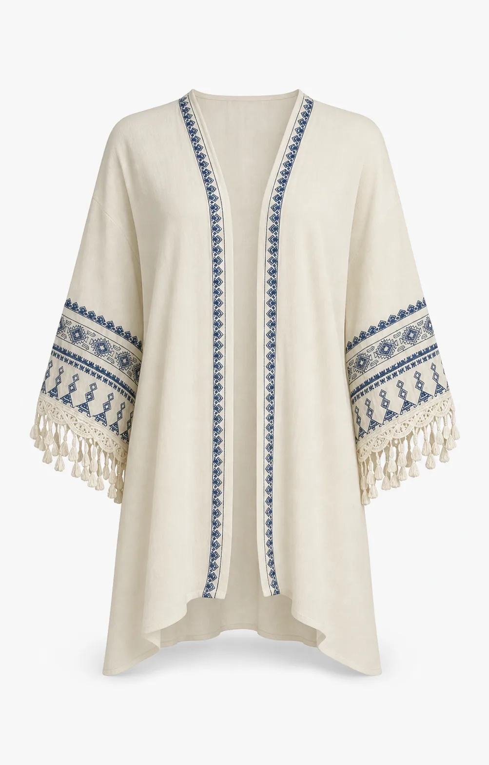 Embroidered Kimono Jacket