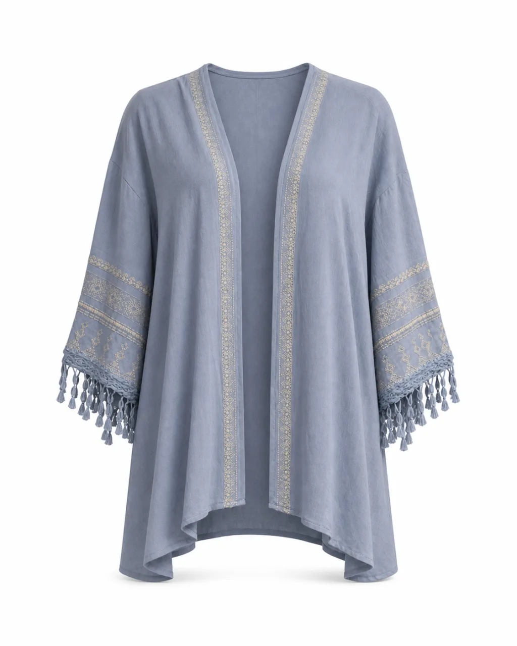 Embroidered Kimono Jacket