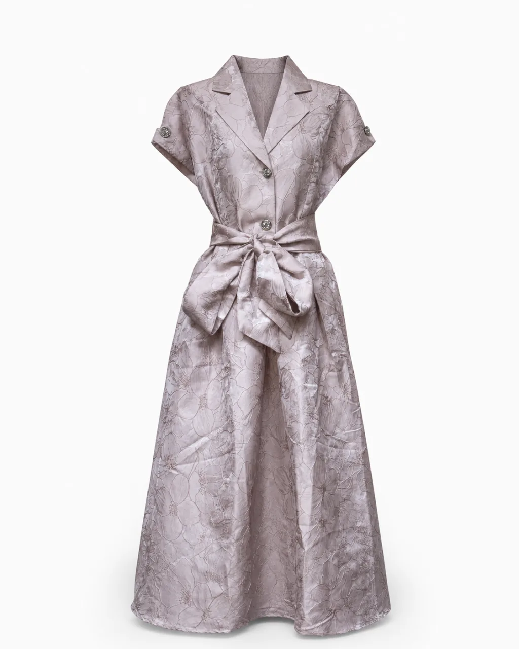 Belted Blazer Midi Dress