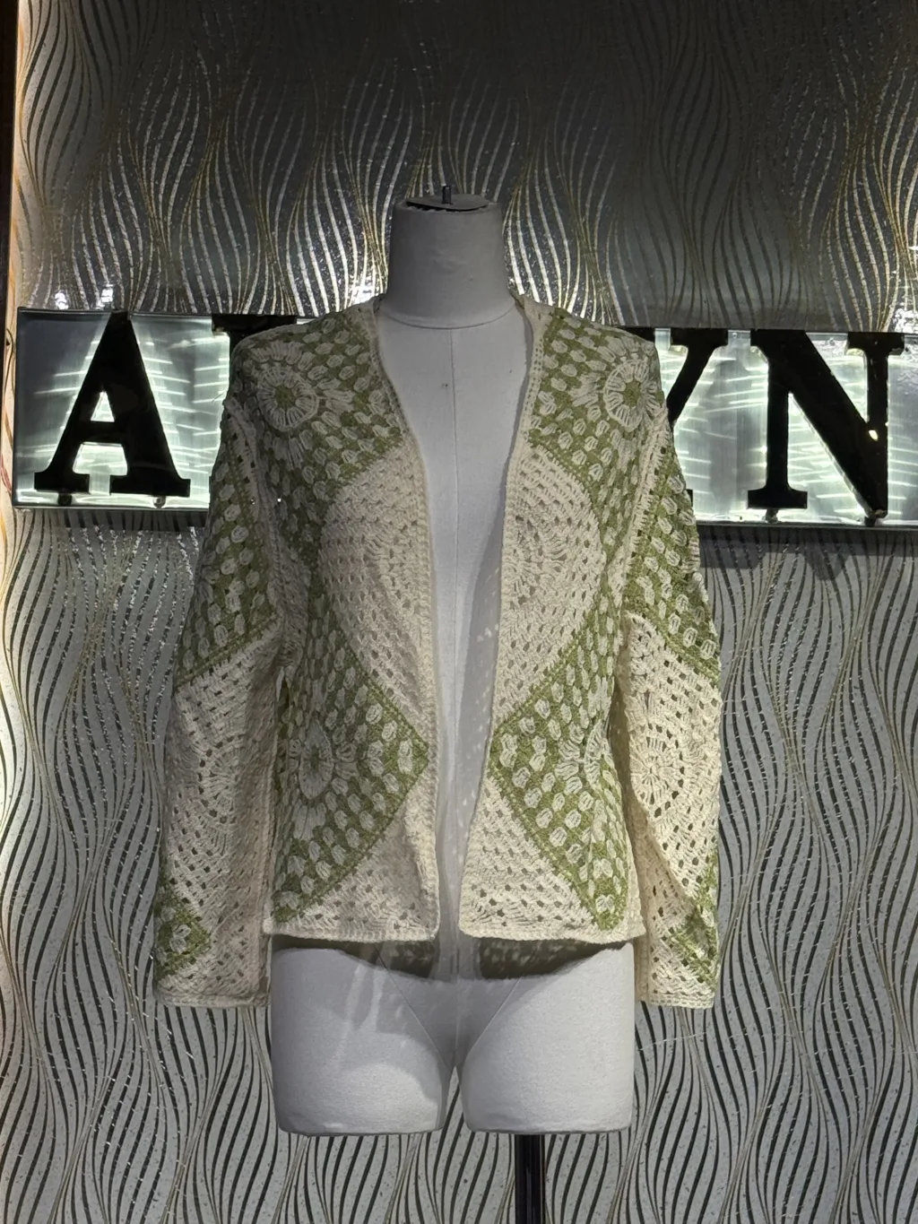 Crochet Open Cardigan
