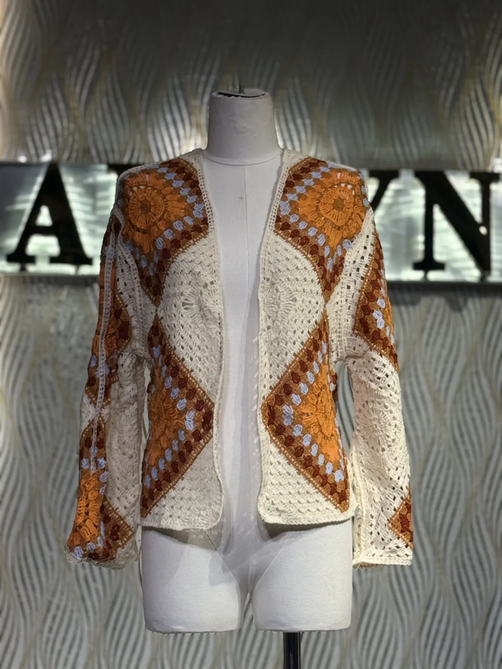 Crochet Open Cardigan