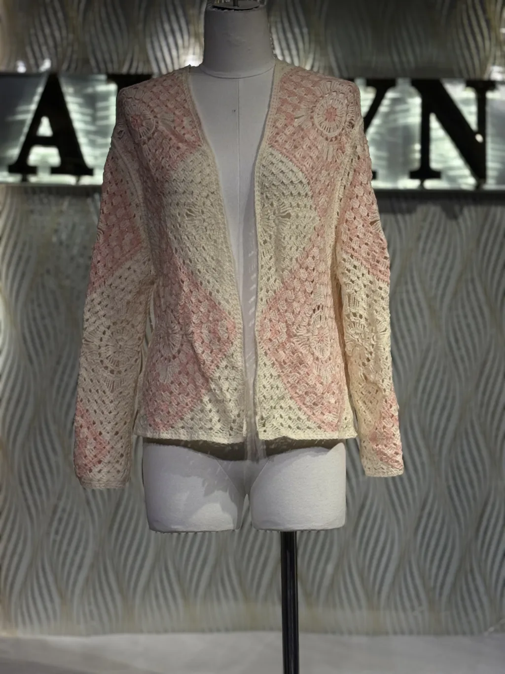 Crochet Open Cardigan