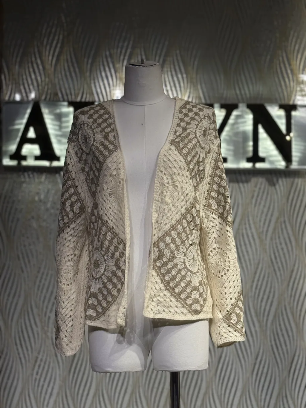 Crochet Open Cardigan