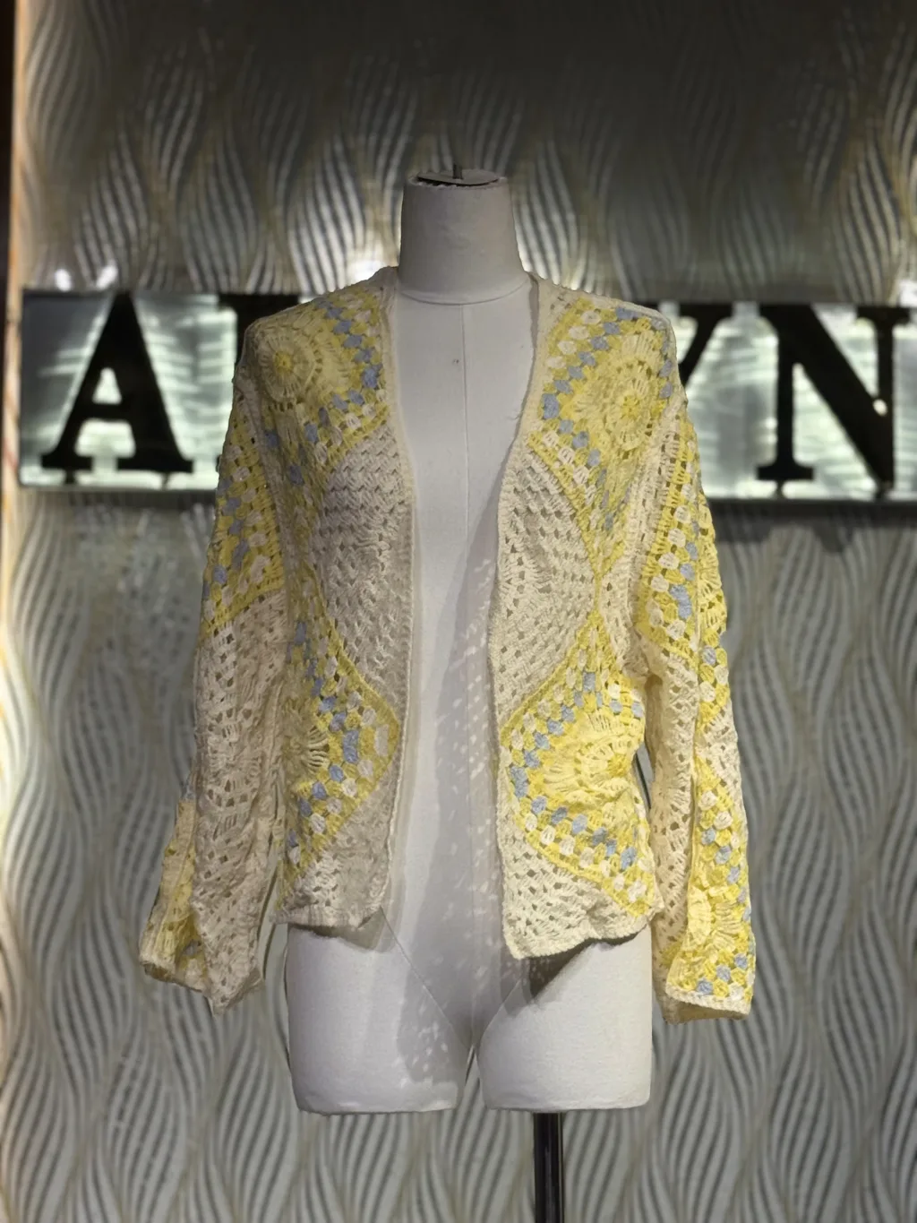 Crochet Open Cardigan