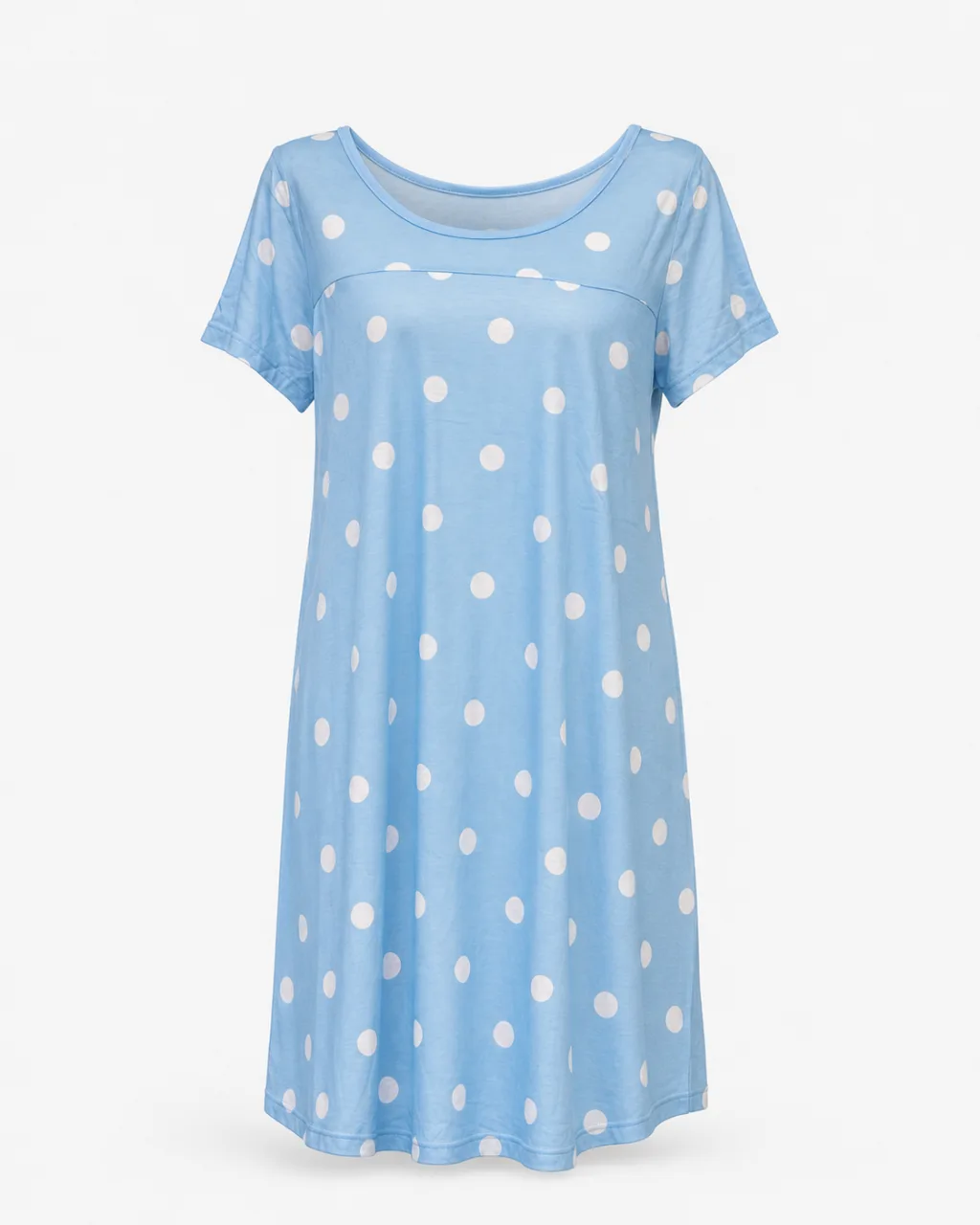 Casual Polka Dot Midi Dress
