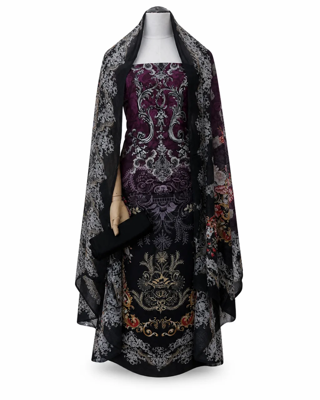 Zam Zam Plum Damask Palace