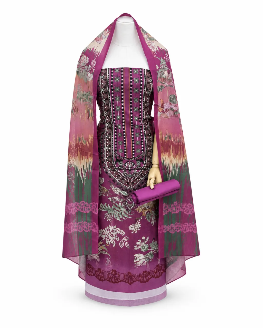 Zam Zam Magenta Ikat Bloom