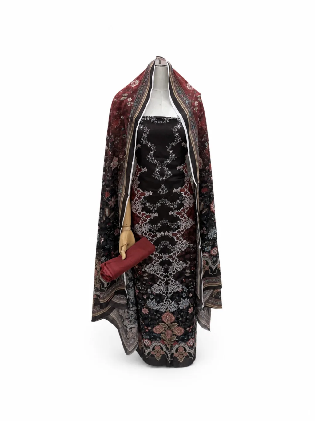 Zam Zam Burgundy Lace Cascade
