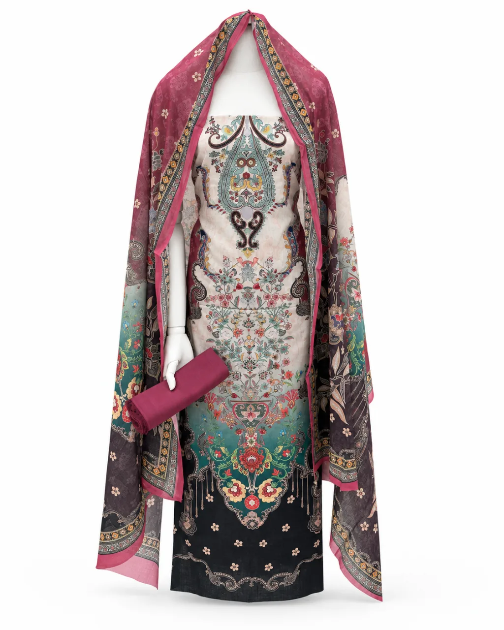 Zam Zam Ivory Paisley Retreat