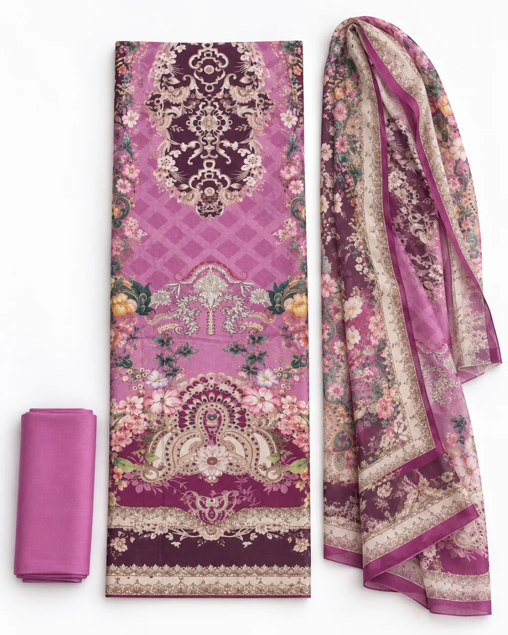 Zam Zam Lilac Damask Melody