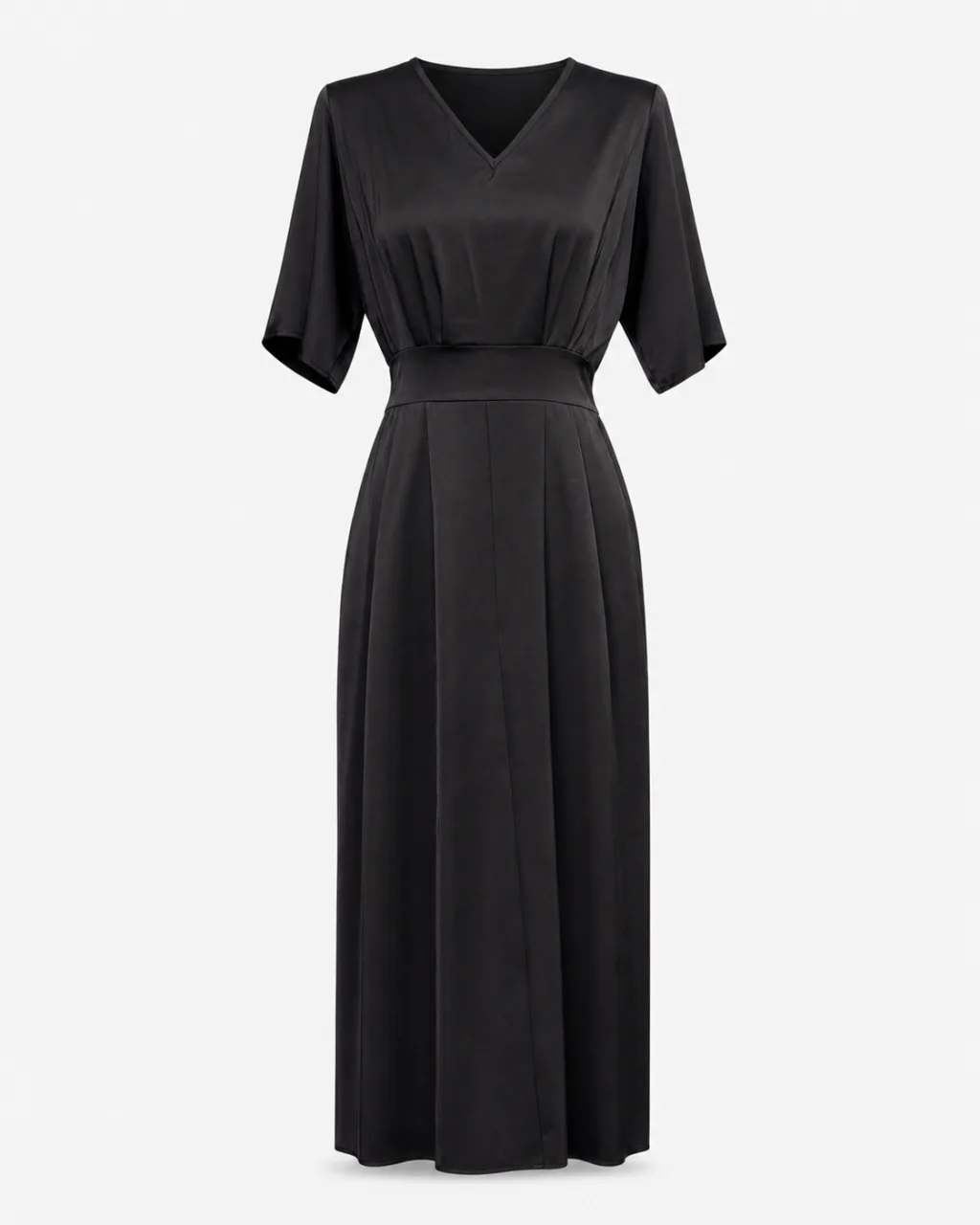 Kimono Sleeve V-Neck Maxi