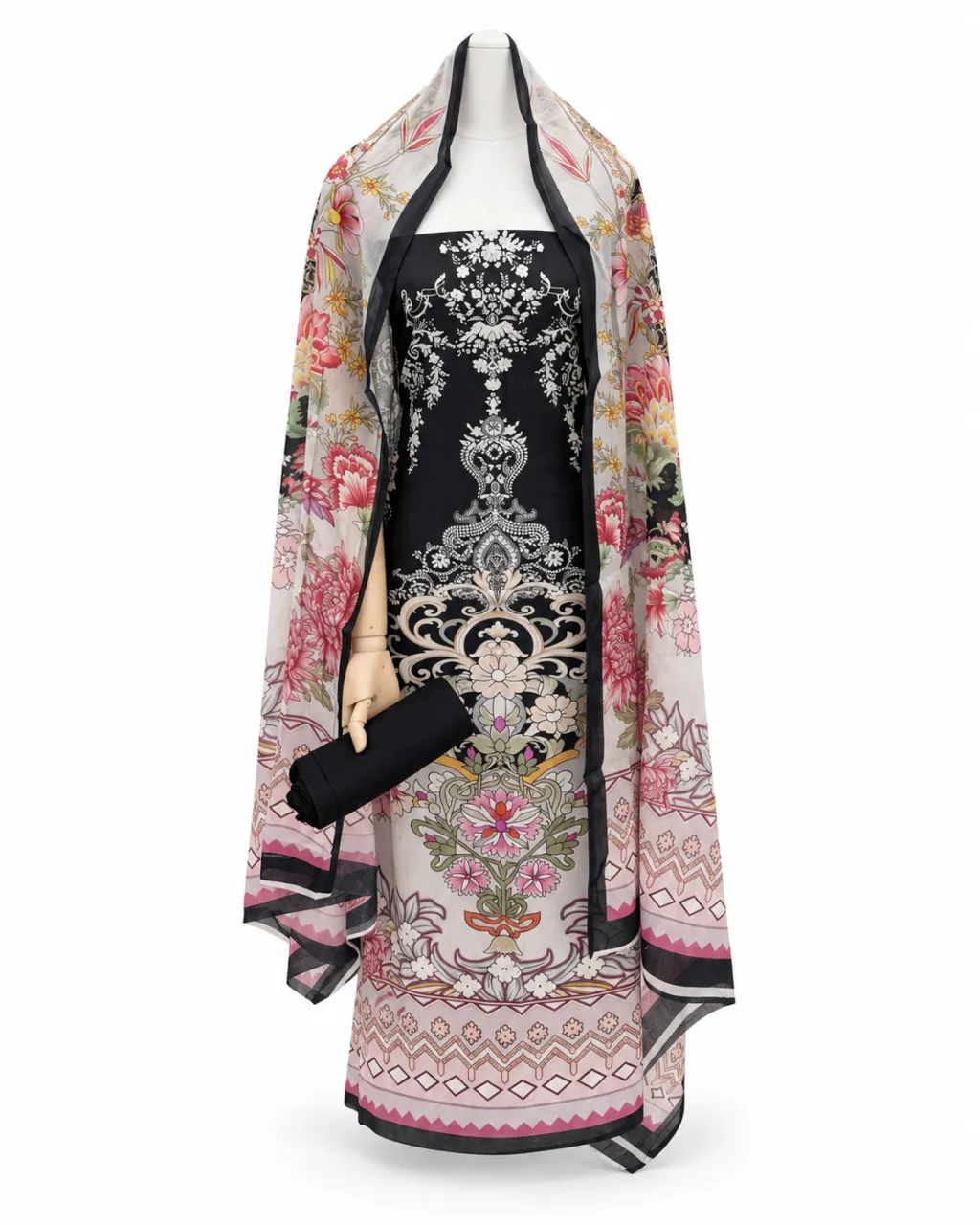 Zam Zam Onyx Damask Blossom