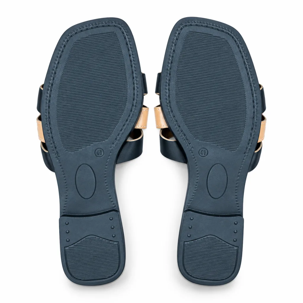 Decorative Strap Slide Sandals
