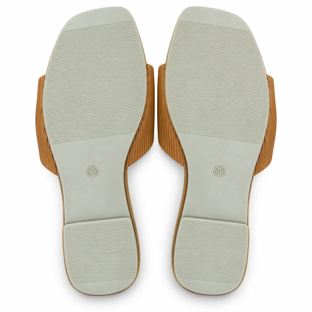 Embellished Slide Sandals