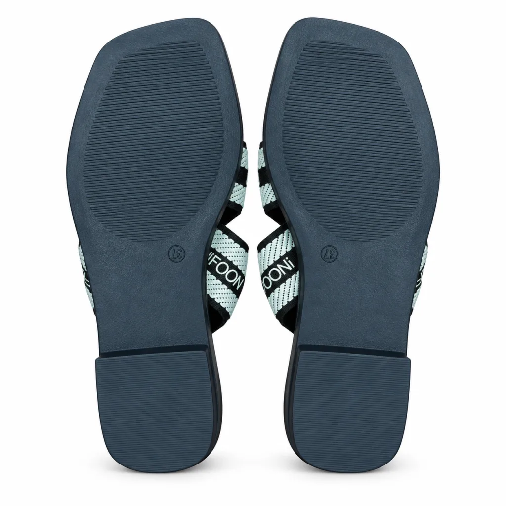 Cross-Strap Slide Sandals