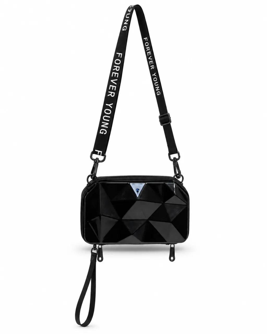 Diamond Geometric Mini Suitcase