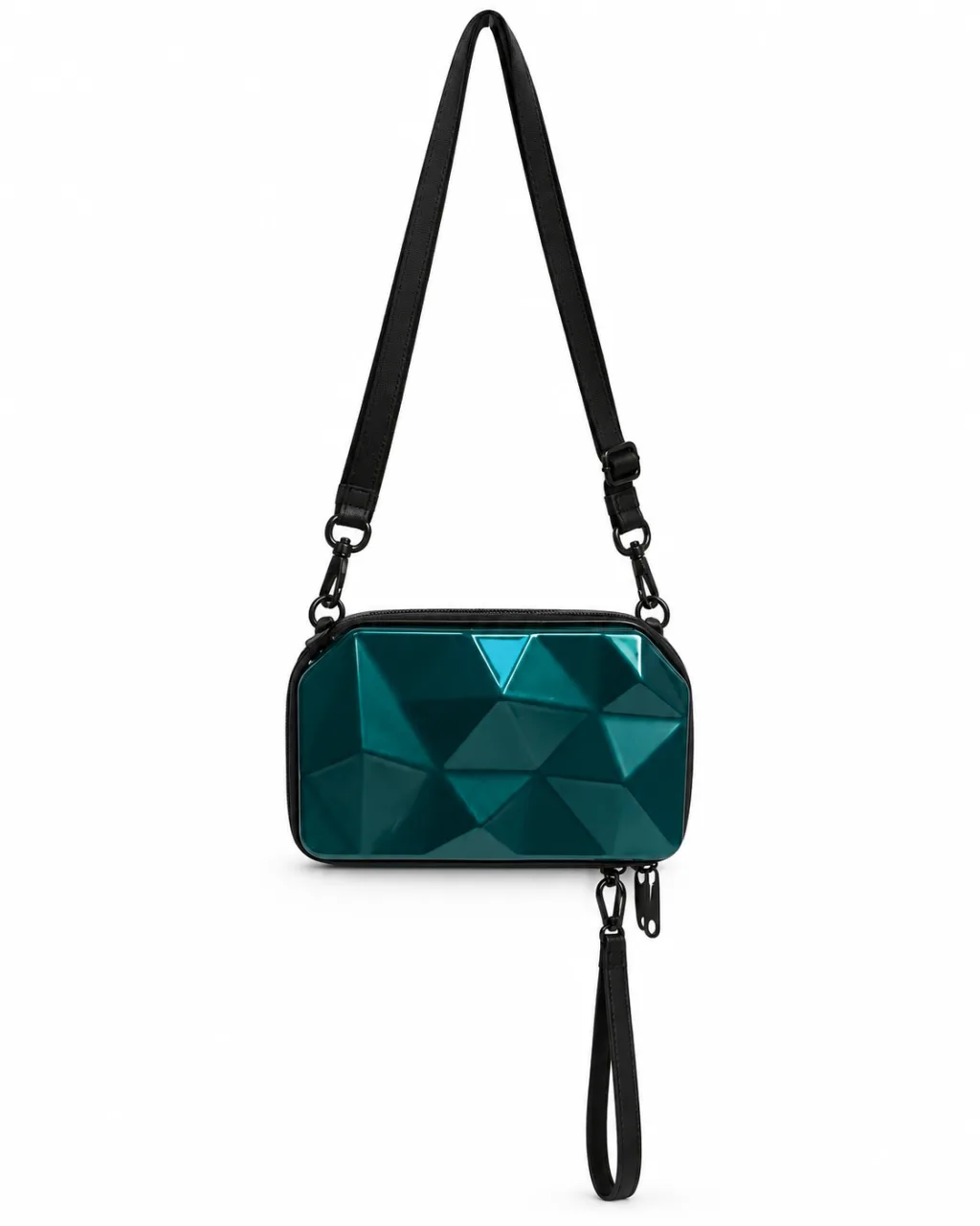 Diamond Geometric Mini Suitcase