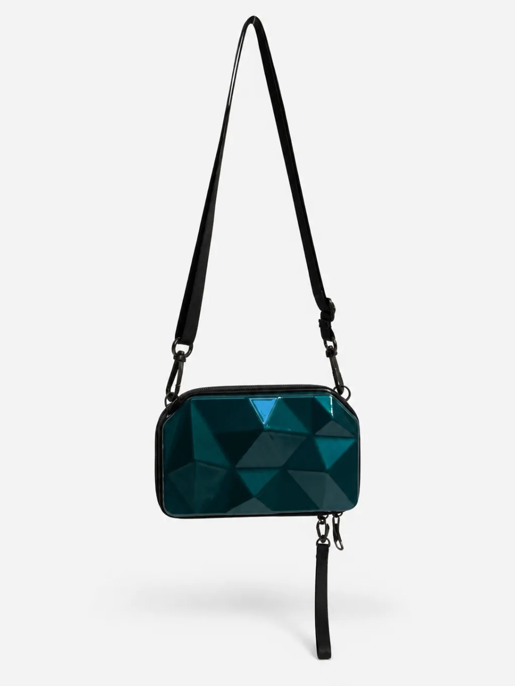 Diamond Geometric Mini Suitcase