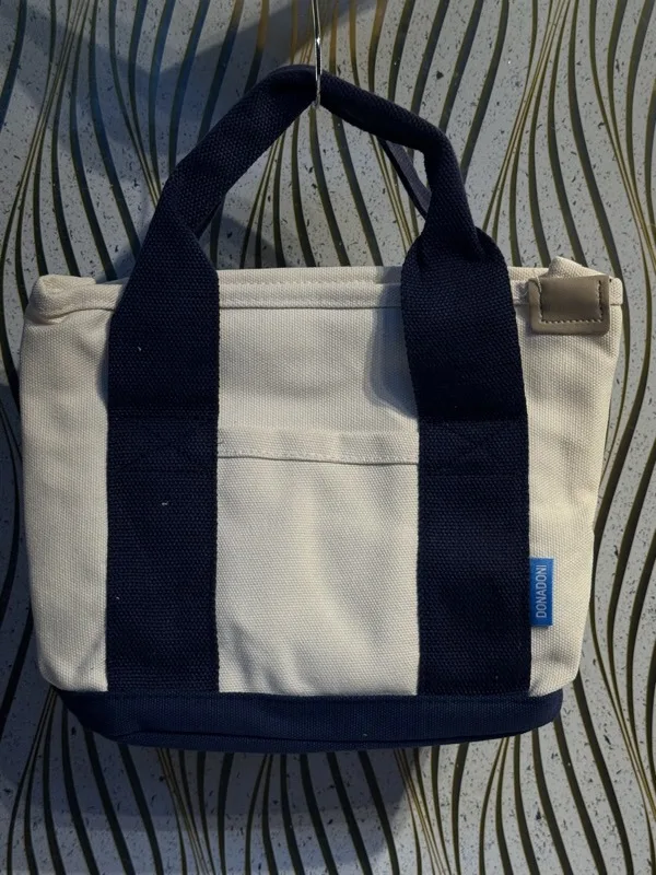 Canvas Contrast Tote