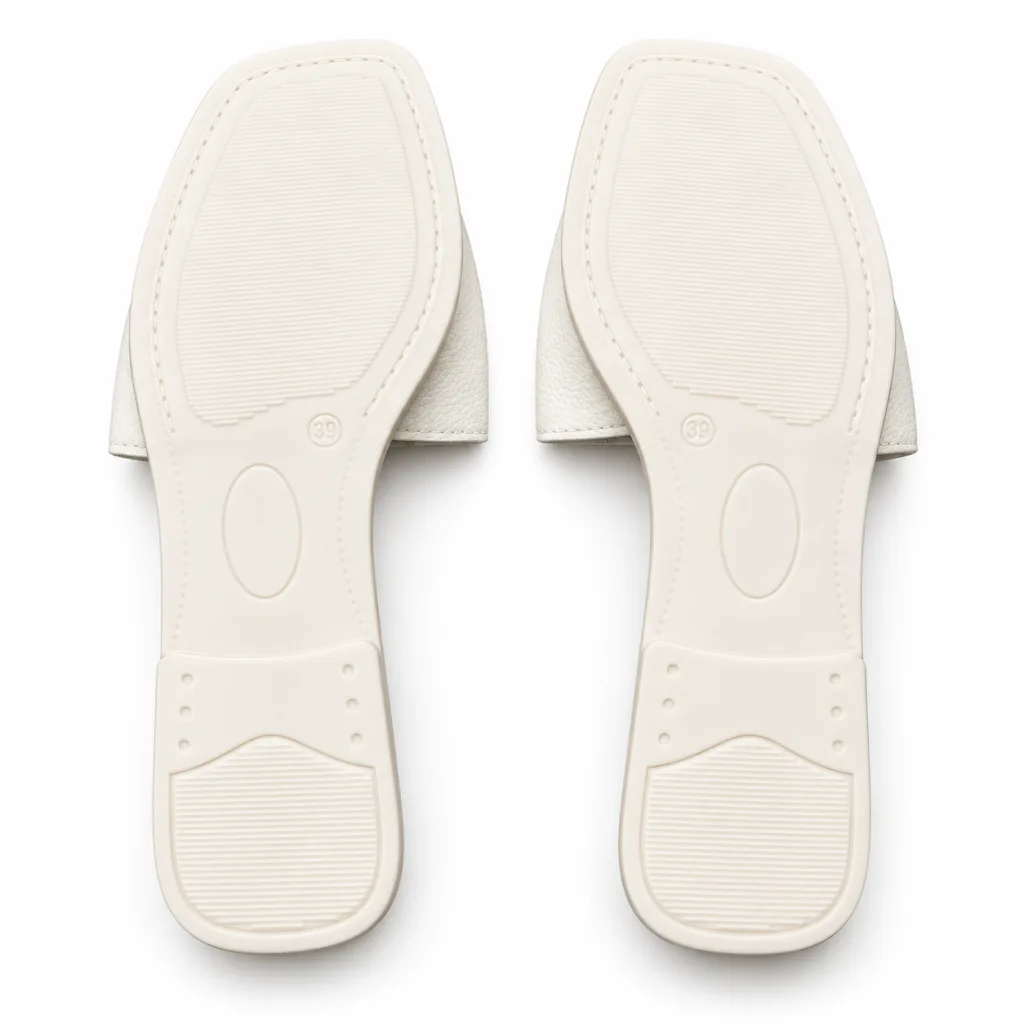 Double-Band Buckle Flat Slides
