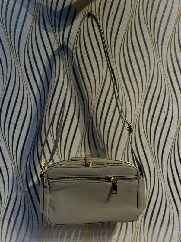 Nylon Multi-Pocket Crossbody
