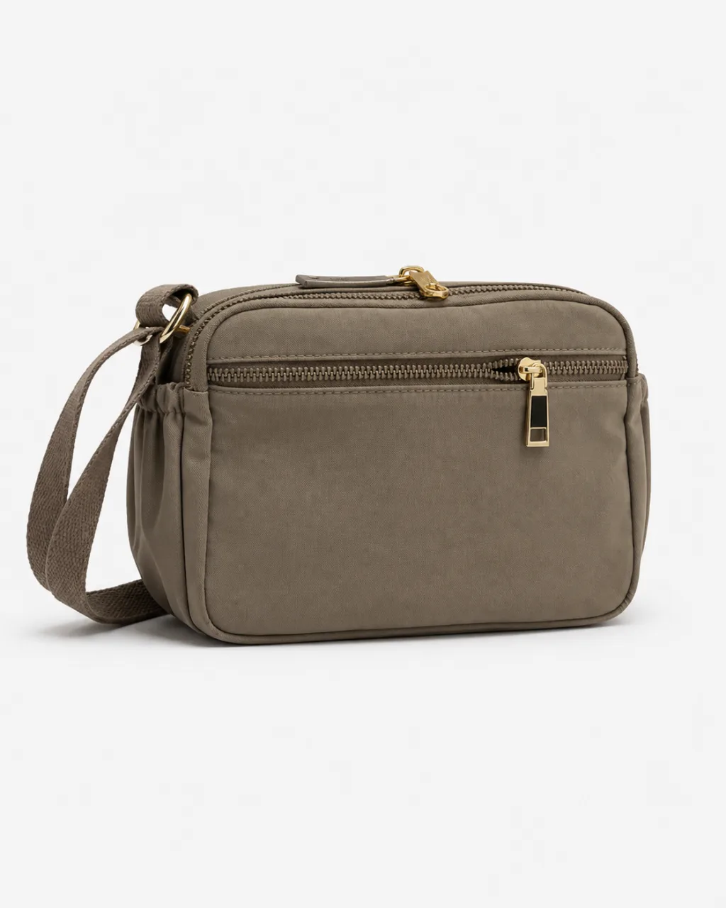 Nylon Multi-Pocket Crossbody
