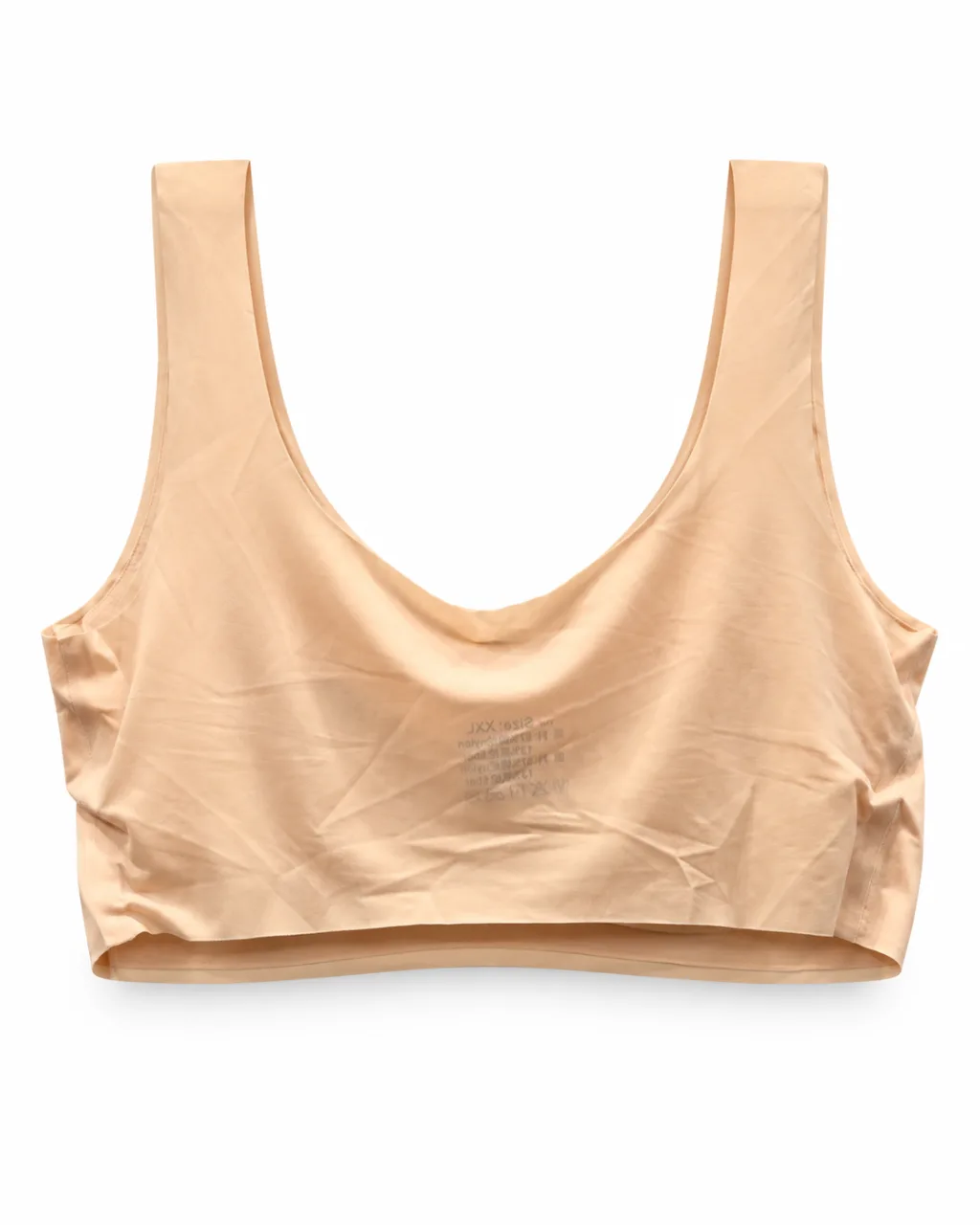 Scoop-Neck Pullover Bra with Wide Straps