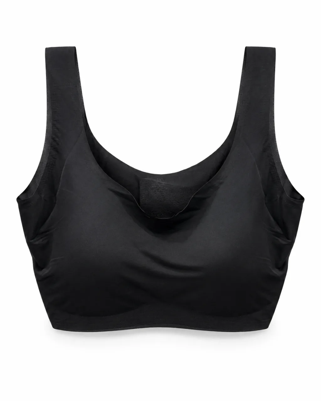 Scoop-Neck Pullover Bra with Wide Straps