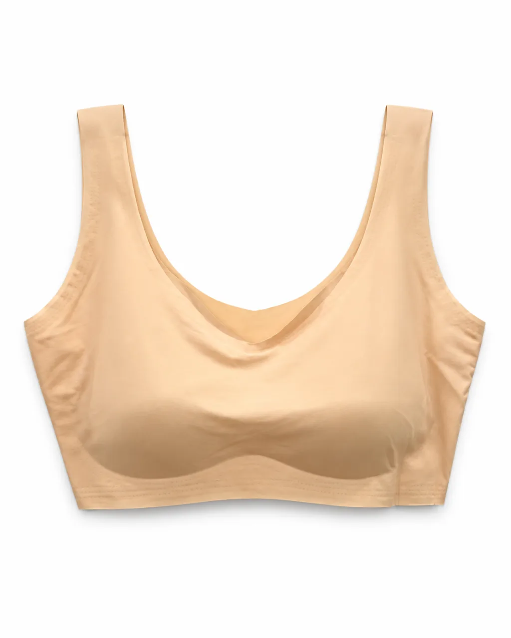 Scoop-Neck Pullover Bra with Wide Straps