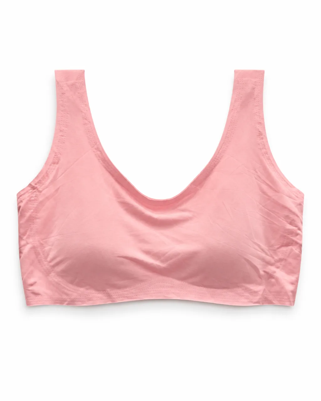 Scoop-Neck Pullover Bra with Wide Straps