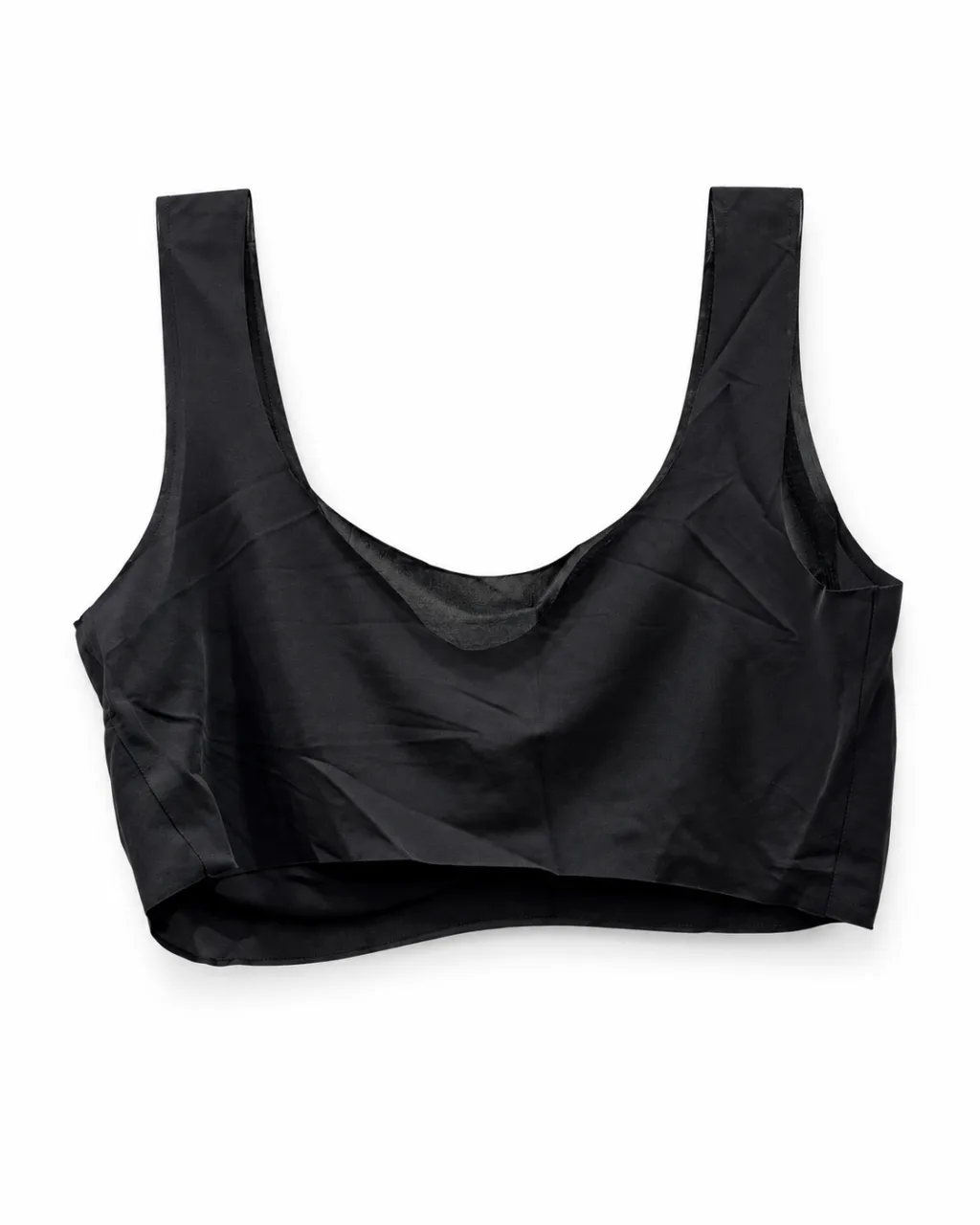 Scoop-Neck Pullover Bra with Wide Straps