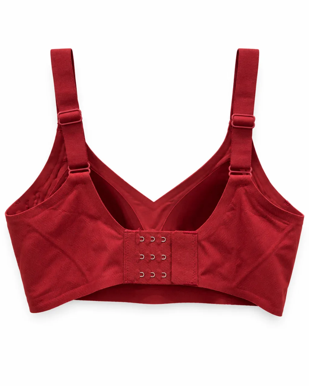 Textured Molded-Cup Bra with Adjustable Straps