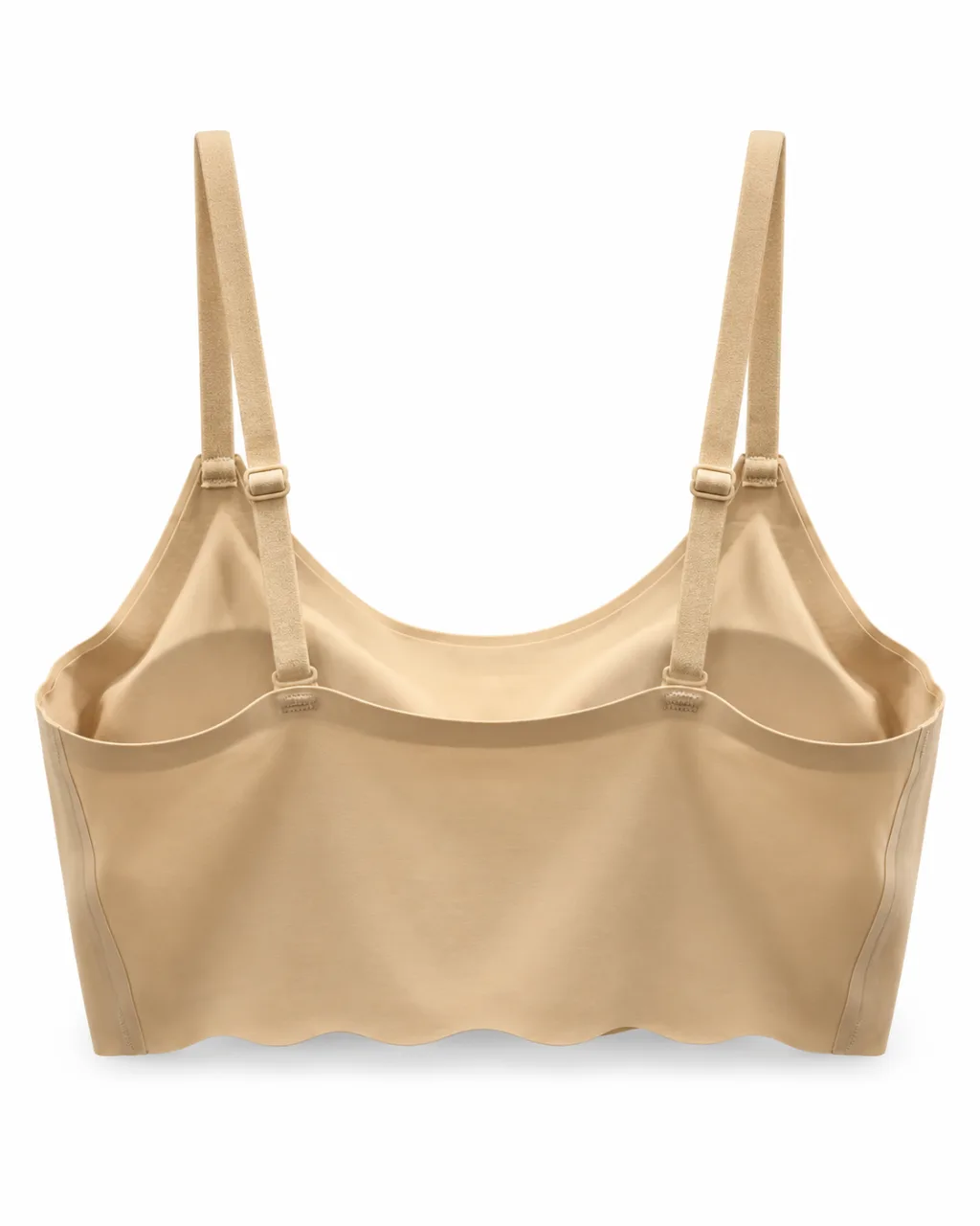 Scoop-Neck Bra with Adjustable Straps