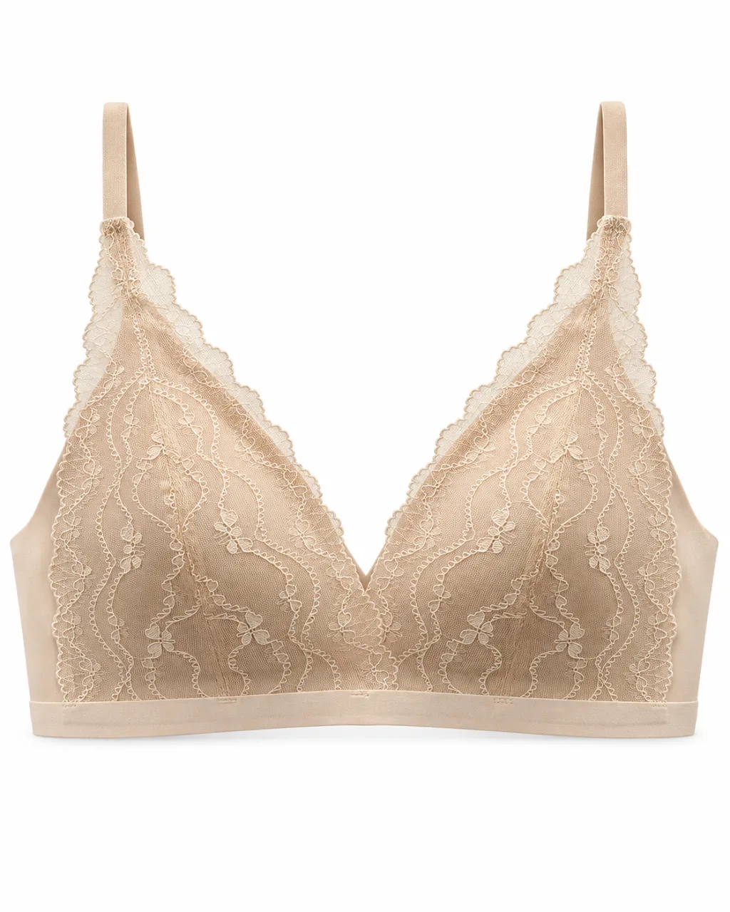 Floral Lace V-Neck Bralette