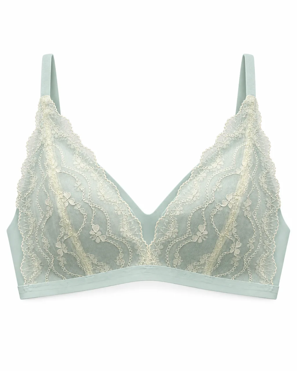 Floral Lace V-Neck Bralette