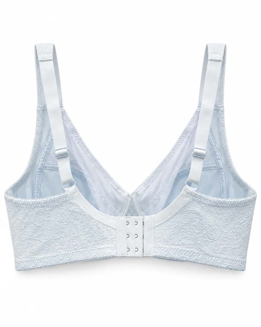 Lace Full-Cup Bra with Wide Straps