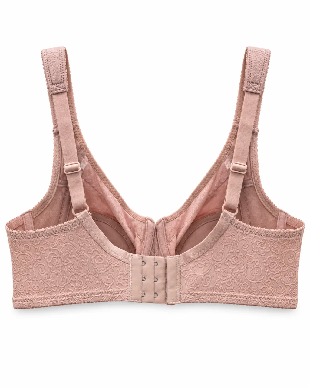 Lace Full-Cup Bra with Wide Straps