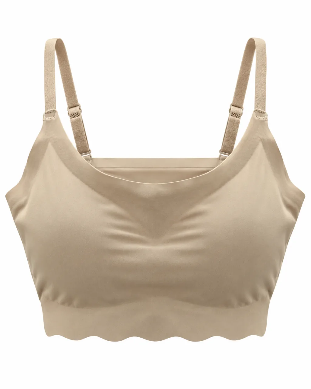 Scoop-Neck Bralette with Adjustable Straps