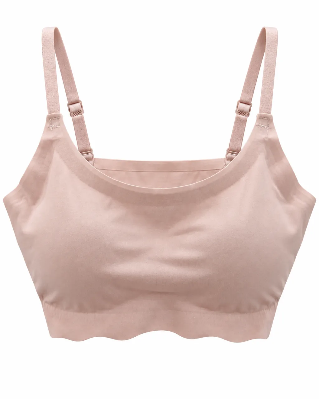 Scoop-Neck Bralette with Adjustable Straps