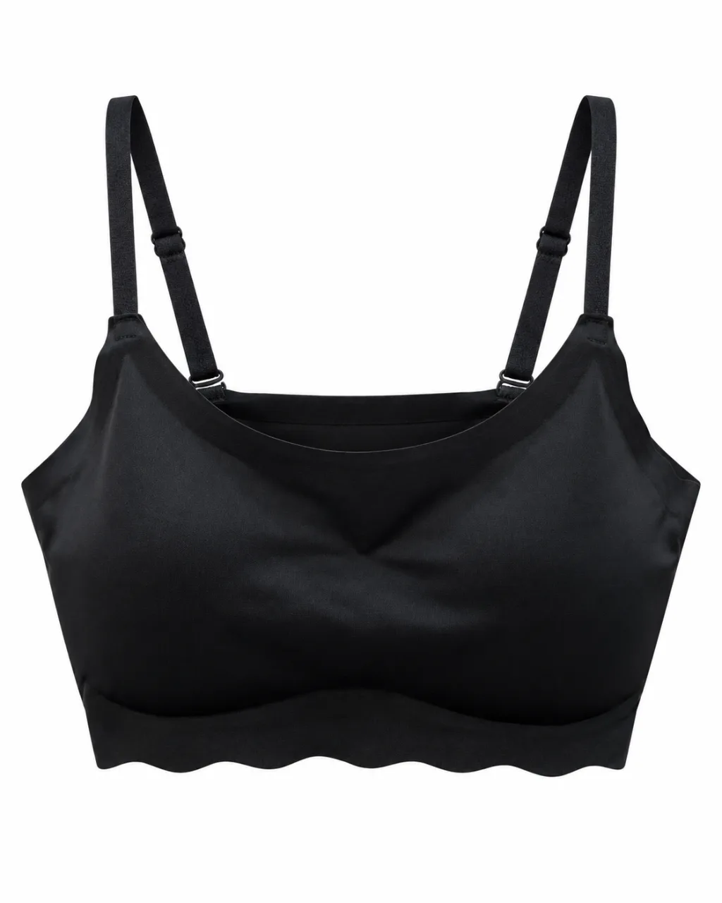 Scoop-Neck Bralette with Adjustable Straps