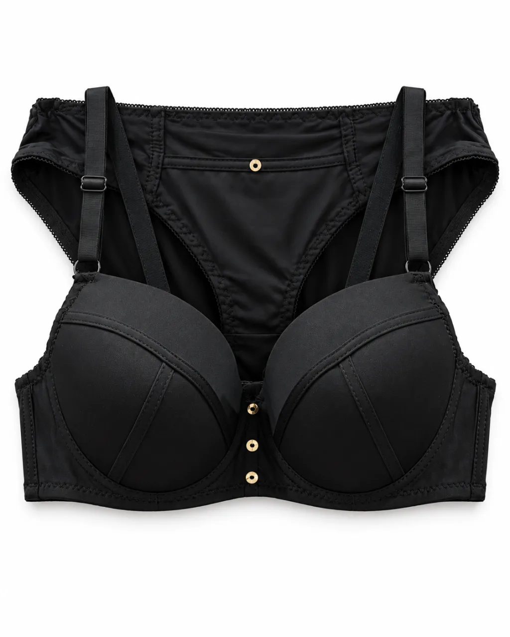 Front-Fastening Bra and Briefs Set