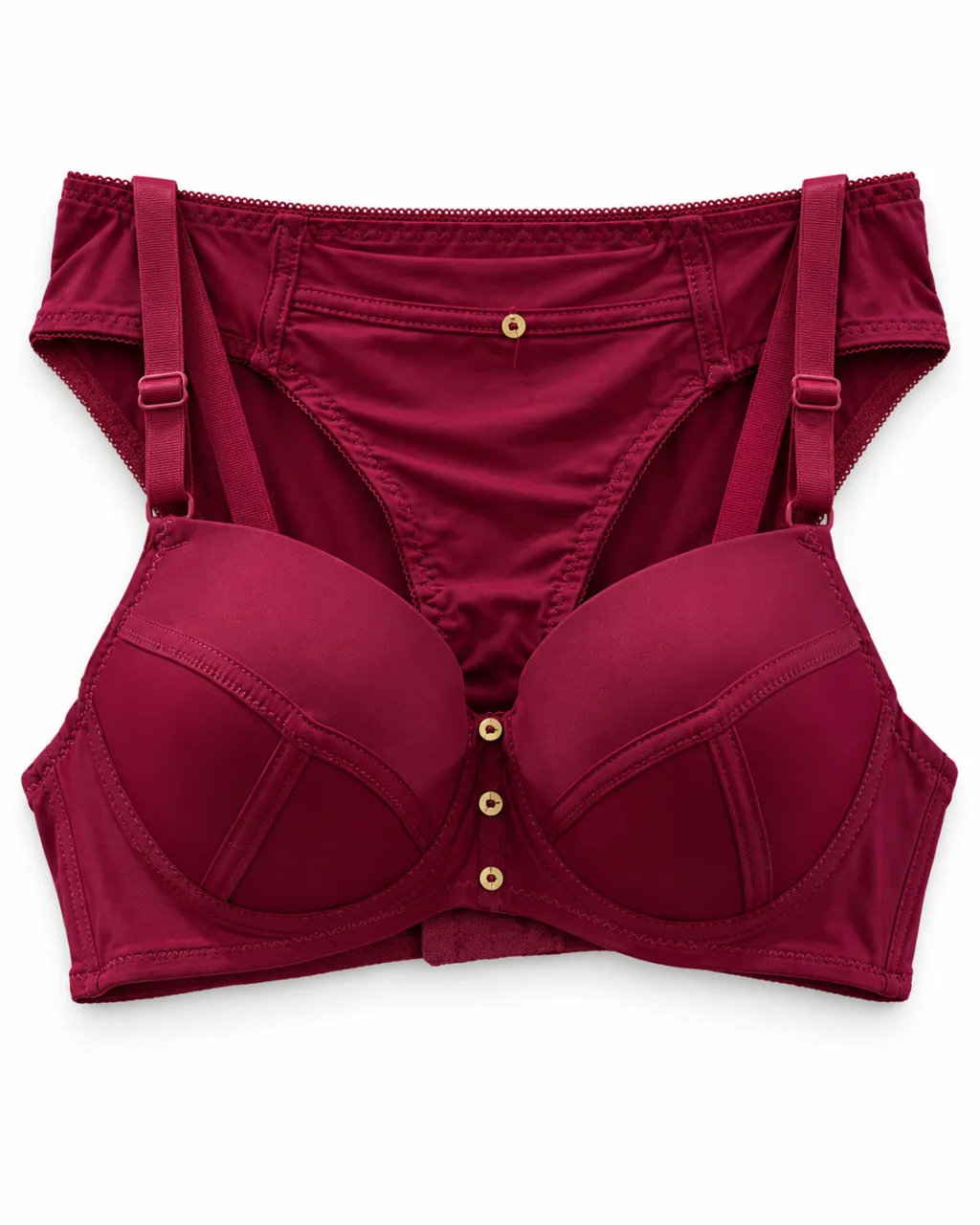 Front-Fastening Bra and Briefs Set