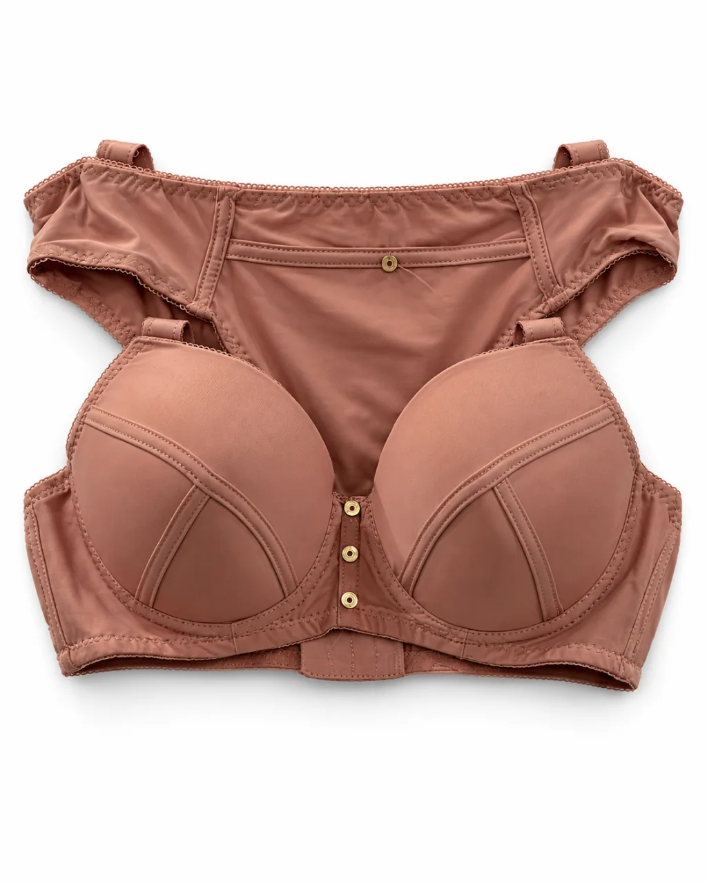 Front-Fastening Bra and Briefs Set
