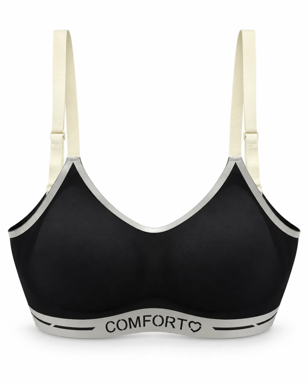 Scoop-Neck Bra with Adjustable Straps