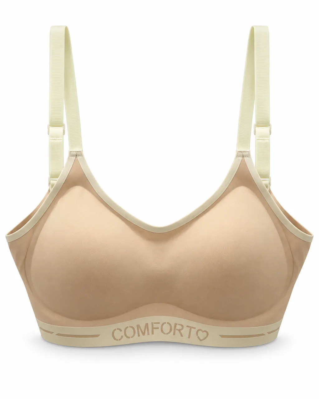 Scoop-Neck Bra with Adjustable Straps