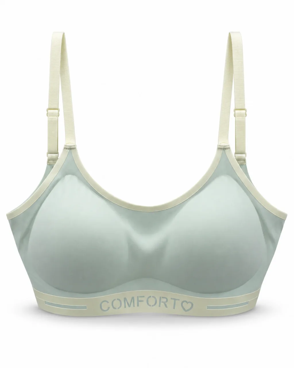 Scoop-Neck Bra with Adjustable Straps