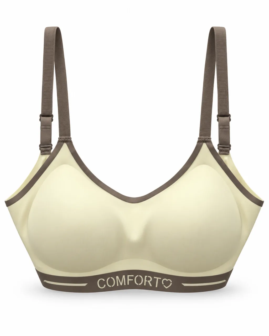 Scoop-Neck Bra with Adjustable Straps