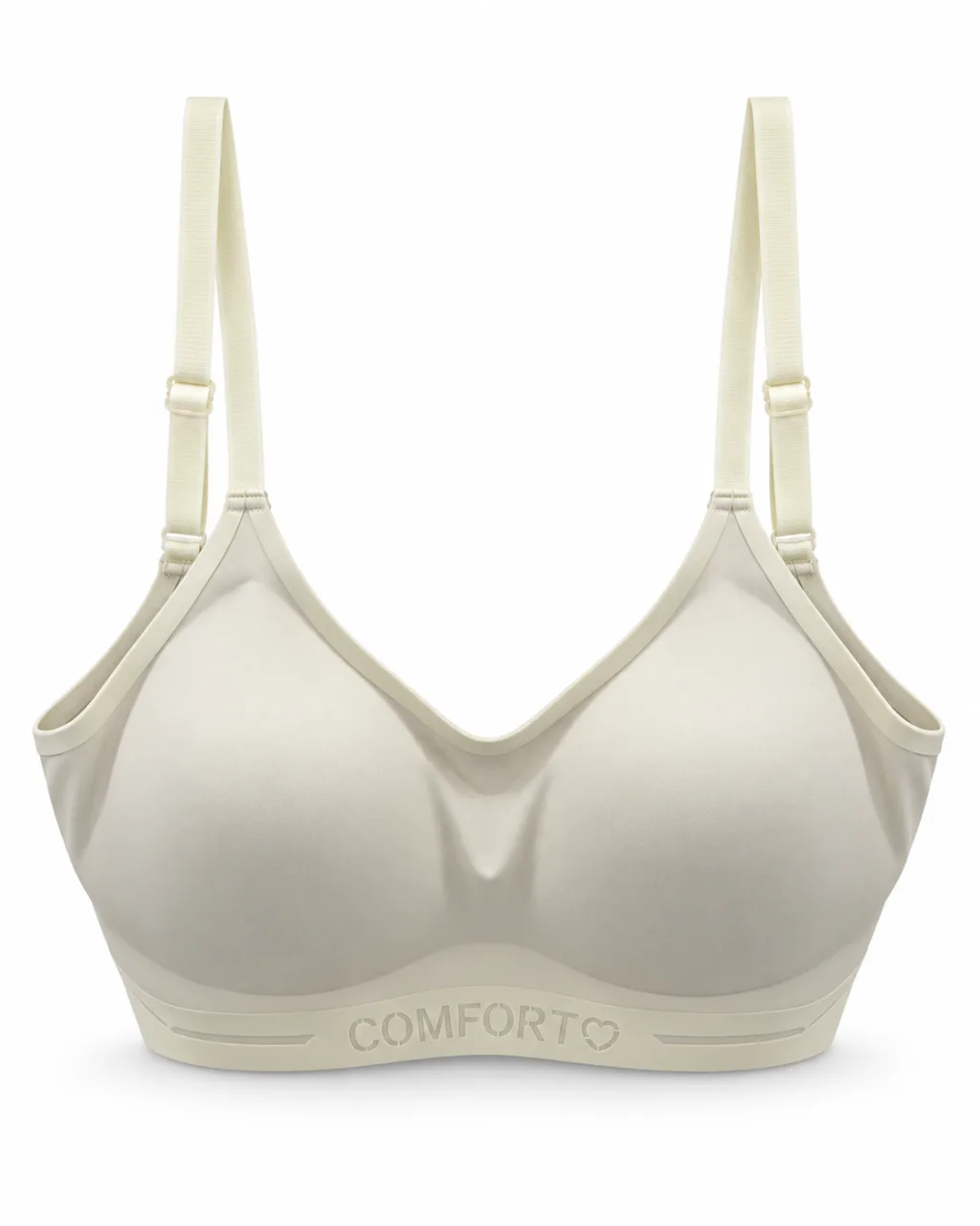 Scoop-Neck Bra with Adjustable Straps