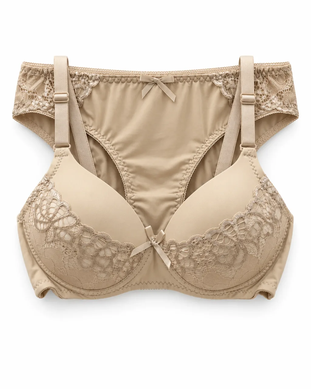 Women's Lace Bra and Panty Set - Style 3911