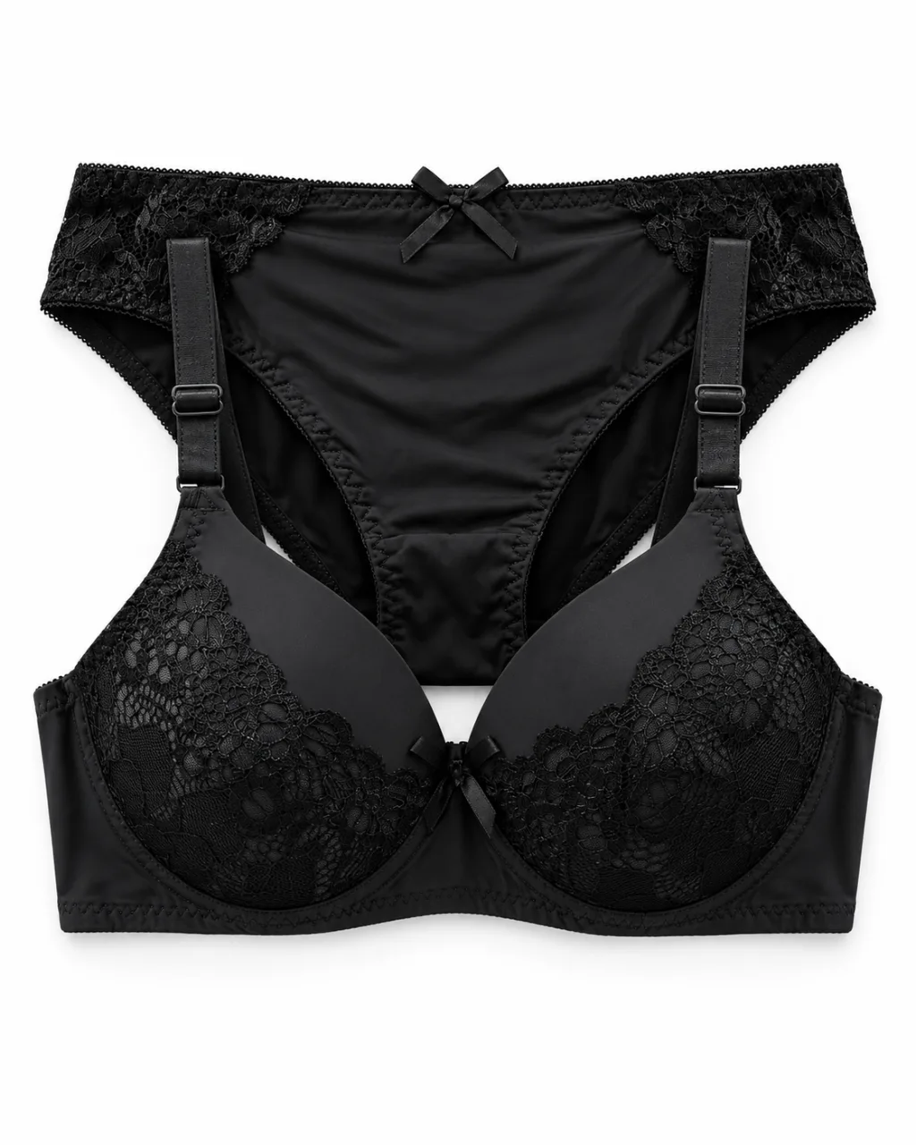 Women's Lace Bra and Panty Set - Style 3911